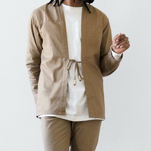 Mens Kimono Jacket AKASHI KAMA Japanese Haori